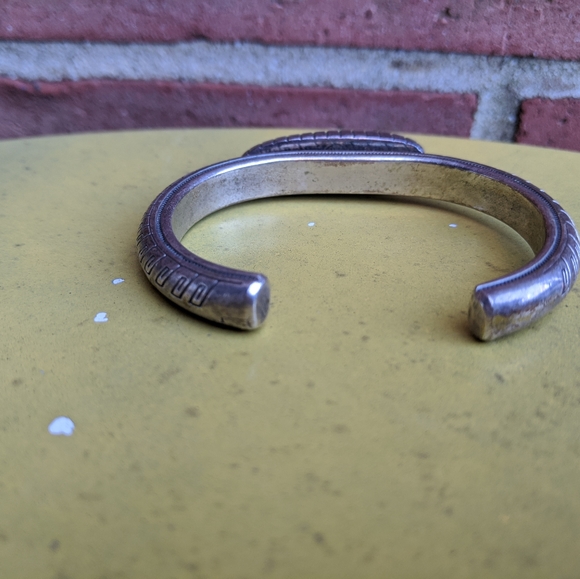 Turquoise Cuff Bracelet by Sami Bentoine - Picture 3 of 7